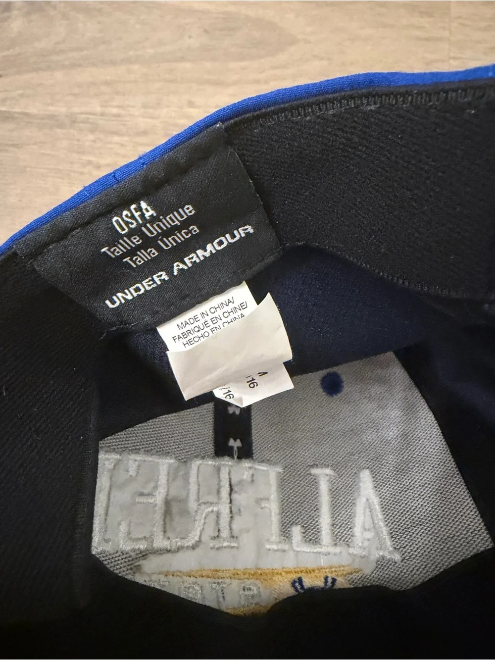 Under Armour Alfred State Blue & Yellow Baseball Cap